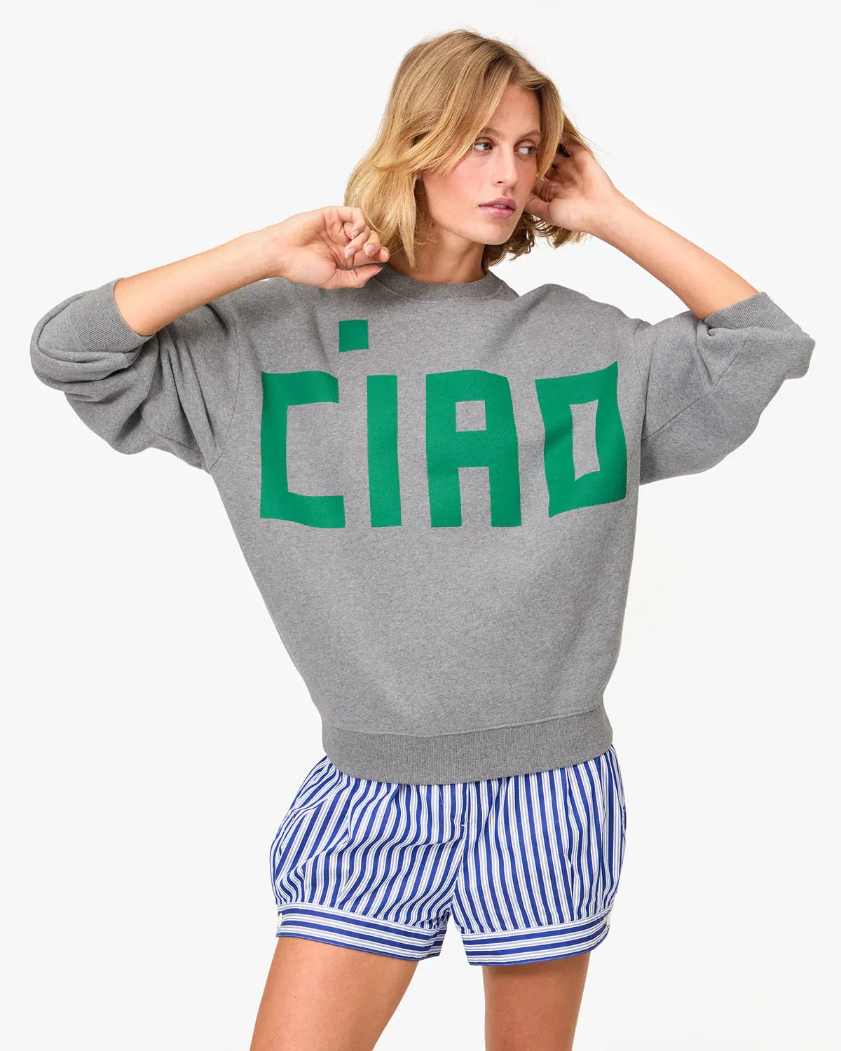 Oversized Sweatshirt-Sweatshirts-Happy on Main