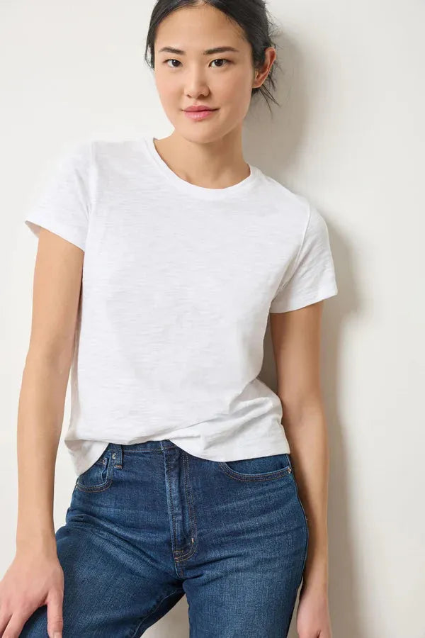 Short Sleeve Crewneck-Casual Tops-Happy on Main