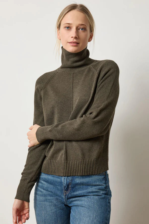 Relaxed Turtleneck Sweater - Fir-Lilla P-Happy on Main