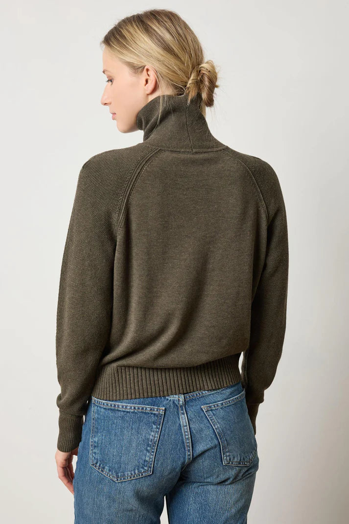 Relaxed Turtleneck Sweater - Fir-Lilla P-Happy on Main