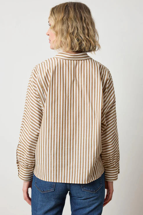 Dolman Sleeve Button Down Shirt-Lilla P-Happy on Main