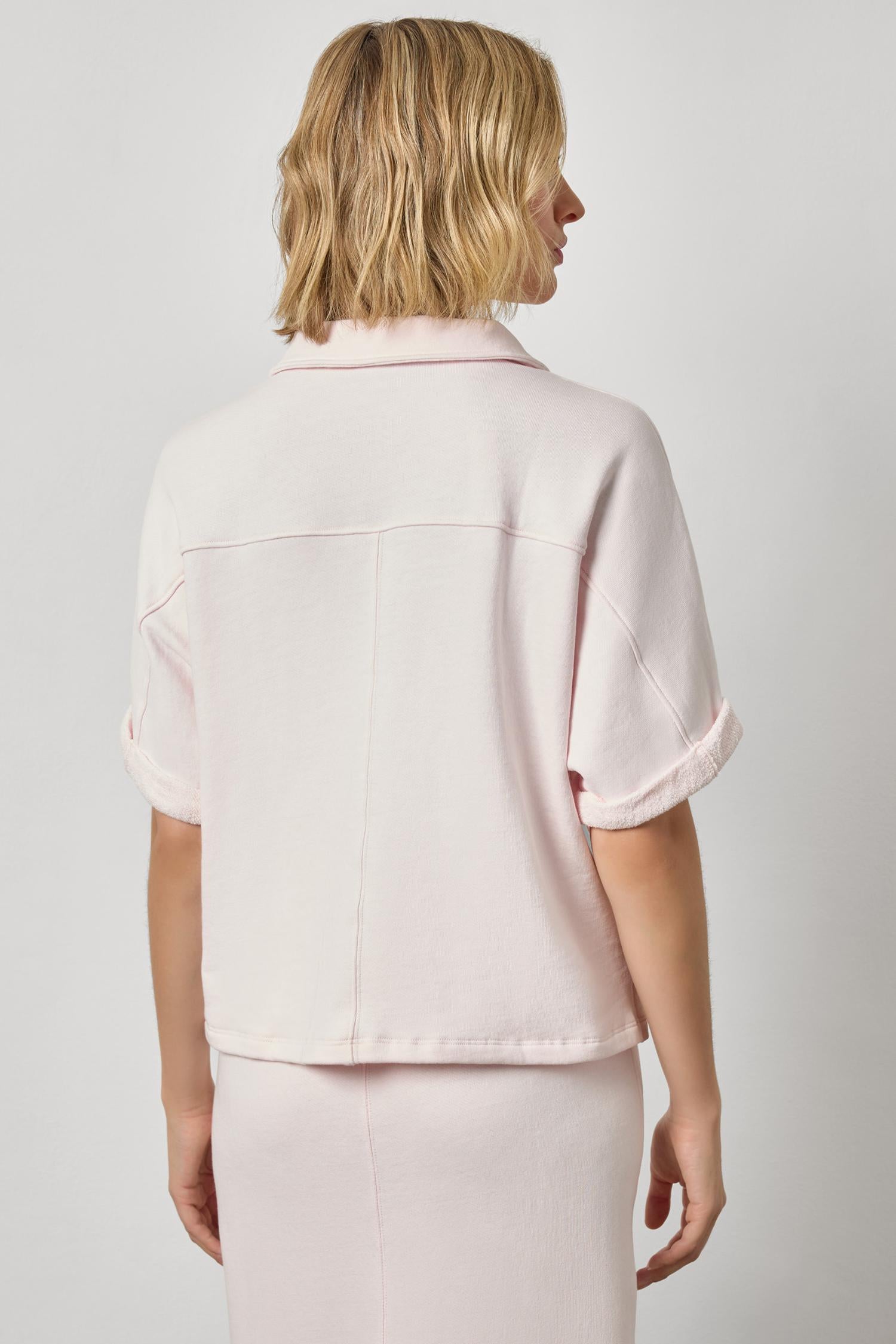 Oversized Terry Polo - Rosewater-Lilla P-Happy on Main