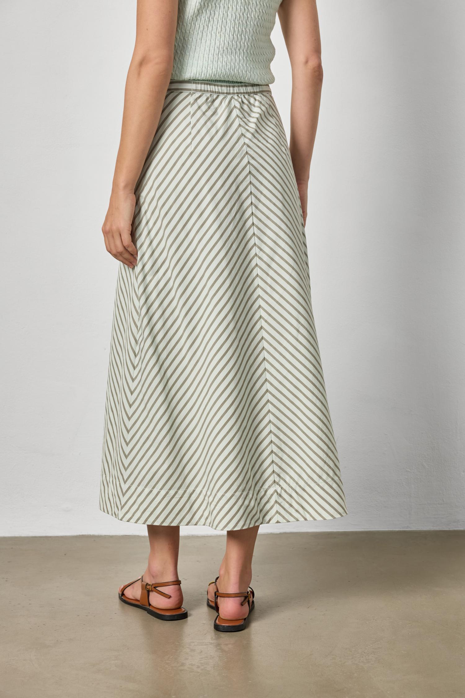 Stripe Maxi Skirt - Pool Stripe-Lilla P-Happy on Main