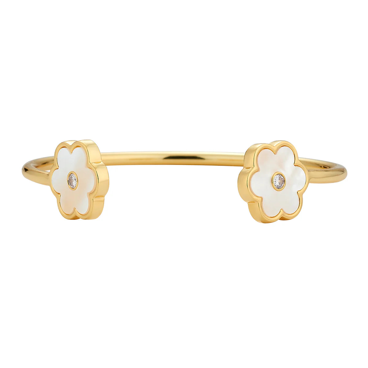 Petite Petal Cuff - Mother of Pearl