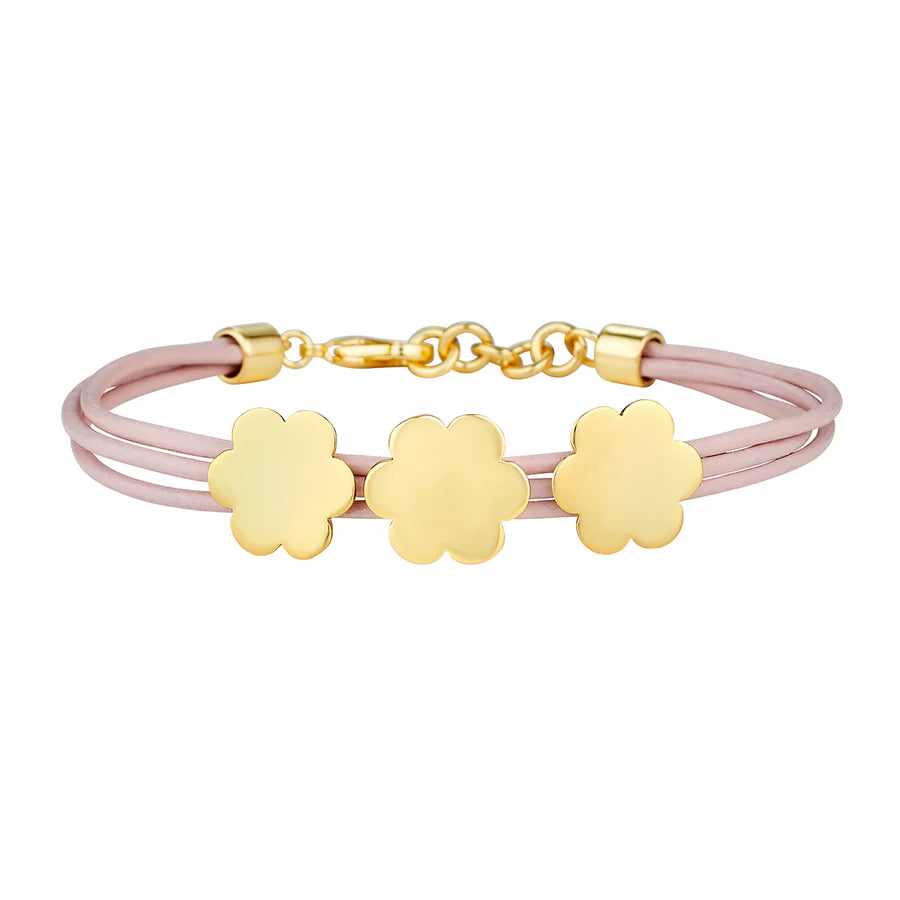 Petal Pink Maya Triple Bracelet