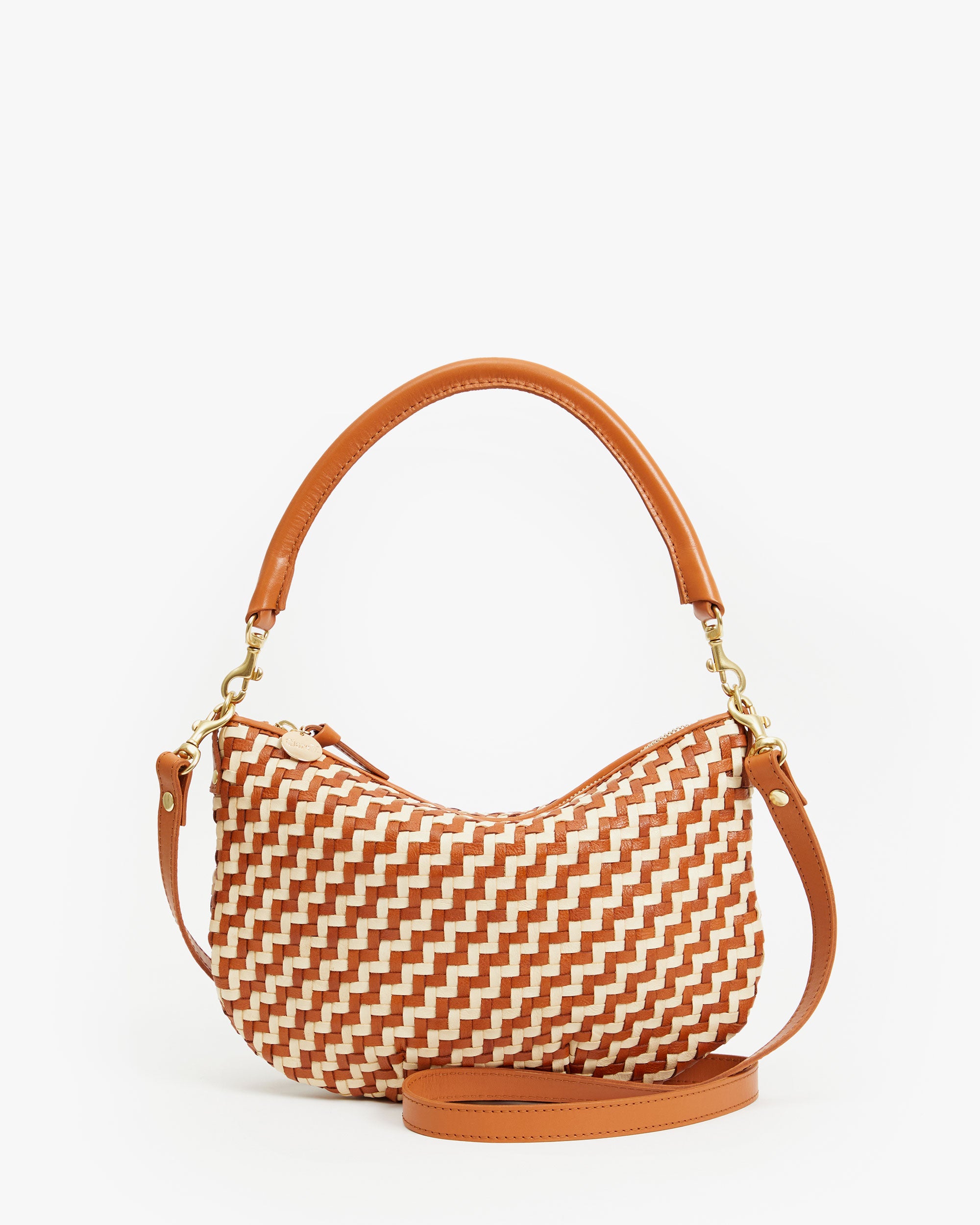 Petit Moyen Messenger - Natural/Cream-Clare V.-Happy on Main