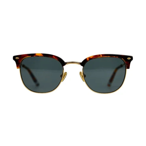 Culloden Sunglasses - Havana Tortoise / Blue-Grey Lens-Out East-Happy on Main