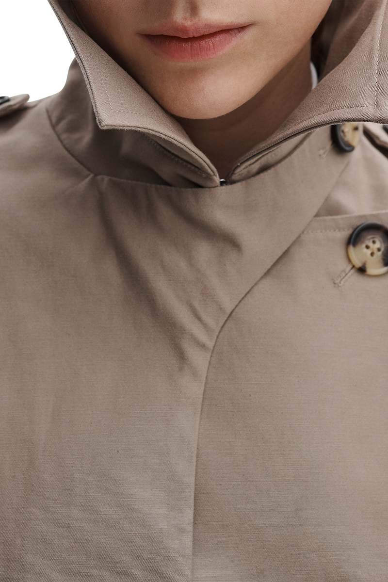 Jamie Cropped Trench - Khaki-Rag & Bone-Happy on Main