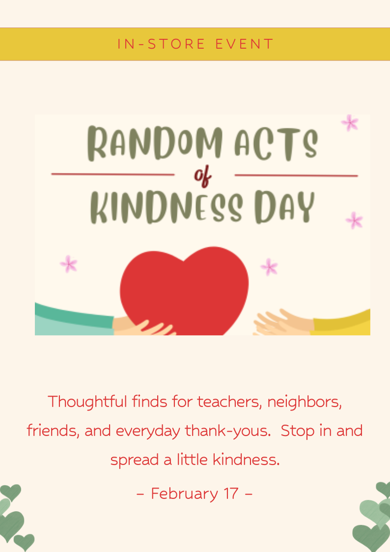 Random Acts of Kindness Day-Happy on Main-Happy on Main