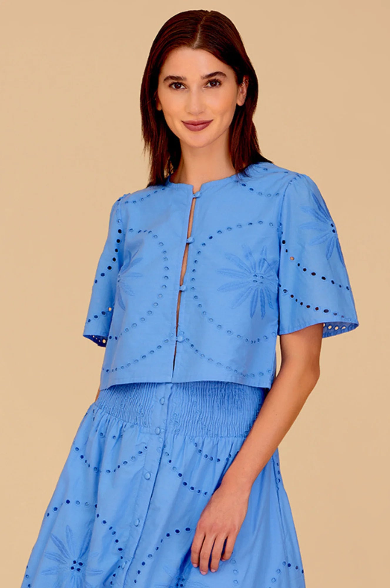 Heidi Top - Azul Lace-Olivia by Livro-Happy on Main