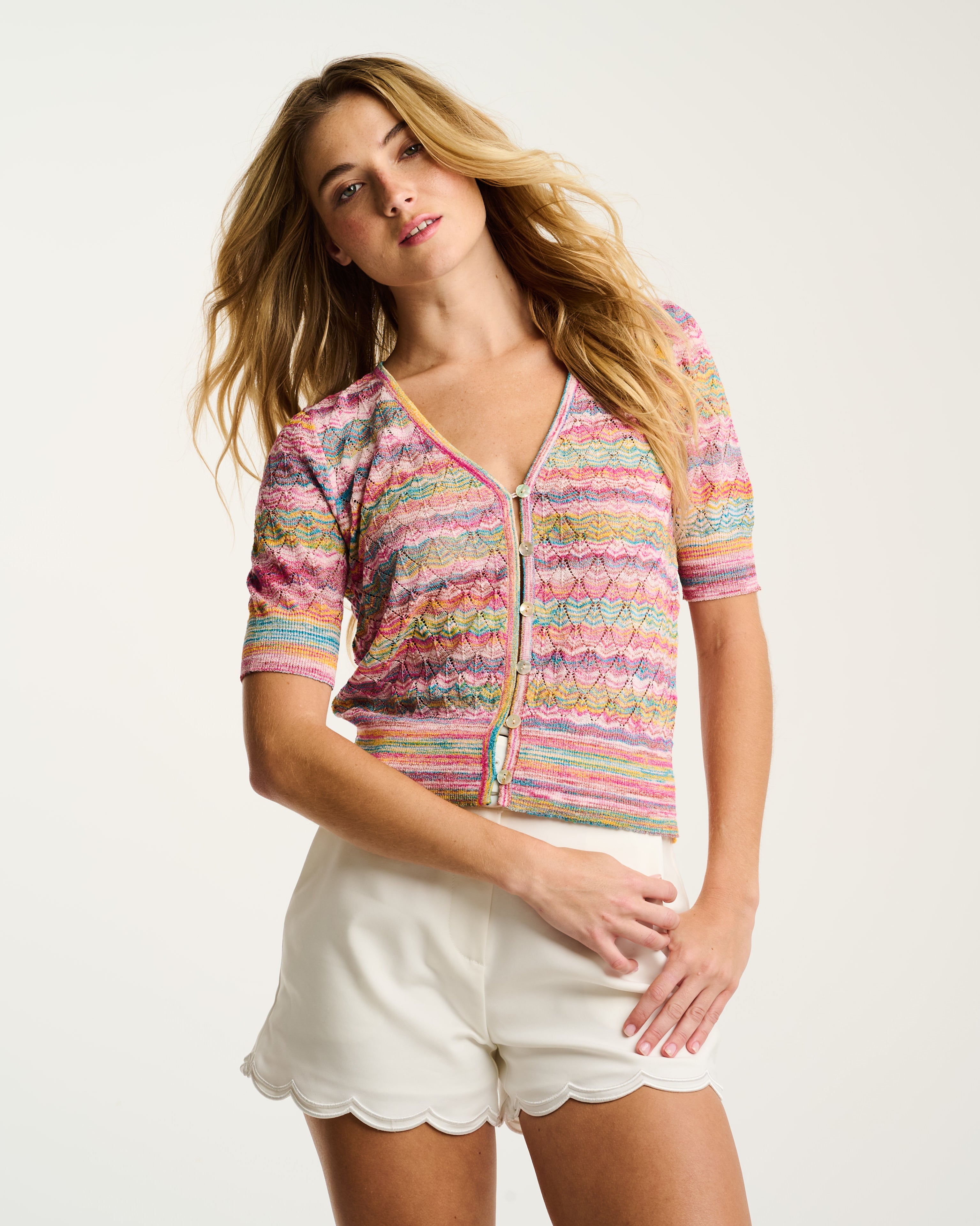 SUN-SATIONAL CARDI - BRIGHT POP-Lisa Todd-Happy on Main