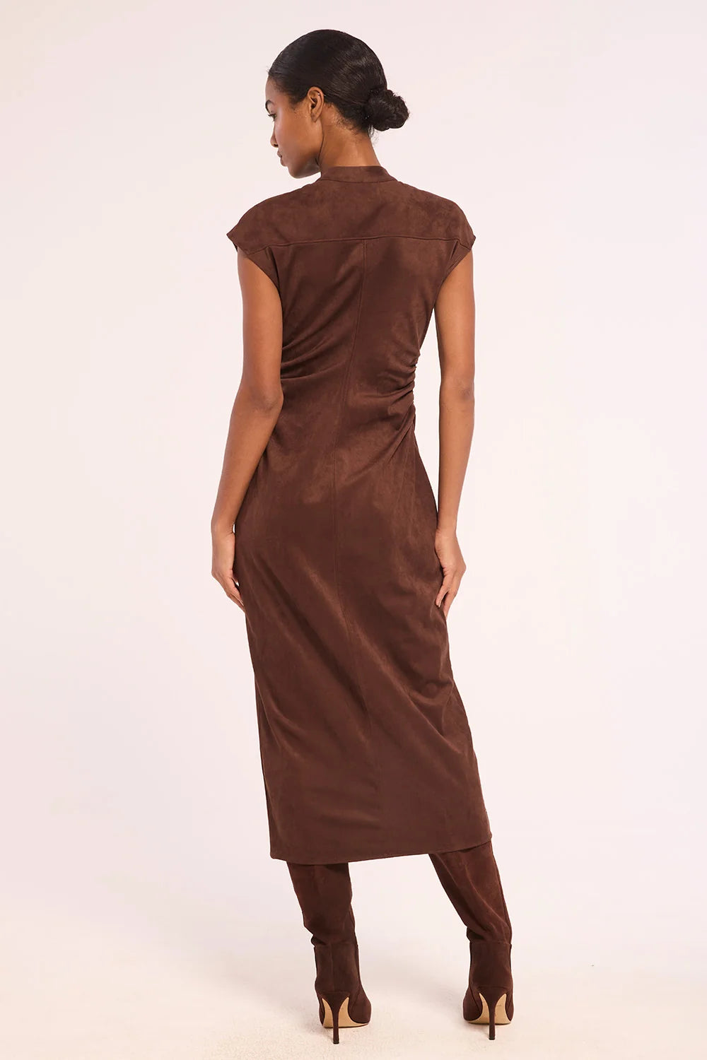 Maud Dress - Faux Suade-MISA-Happy on Main