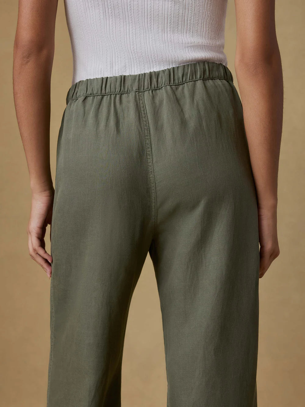 Topanga Drape Pant - Thyme