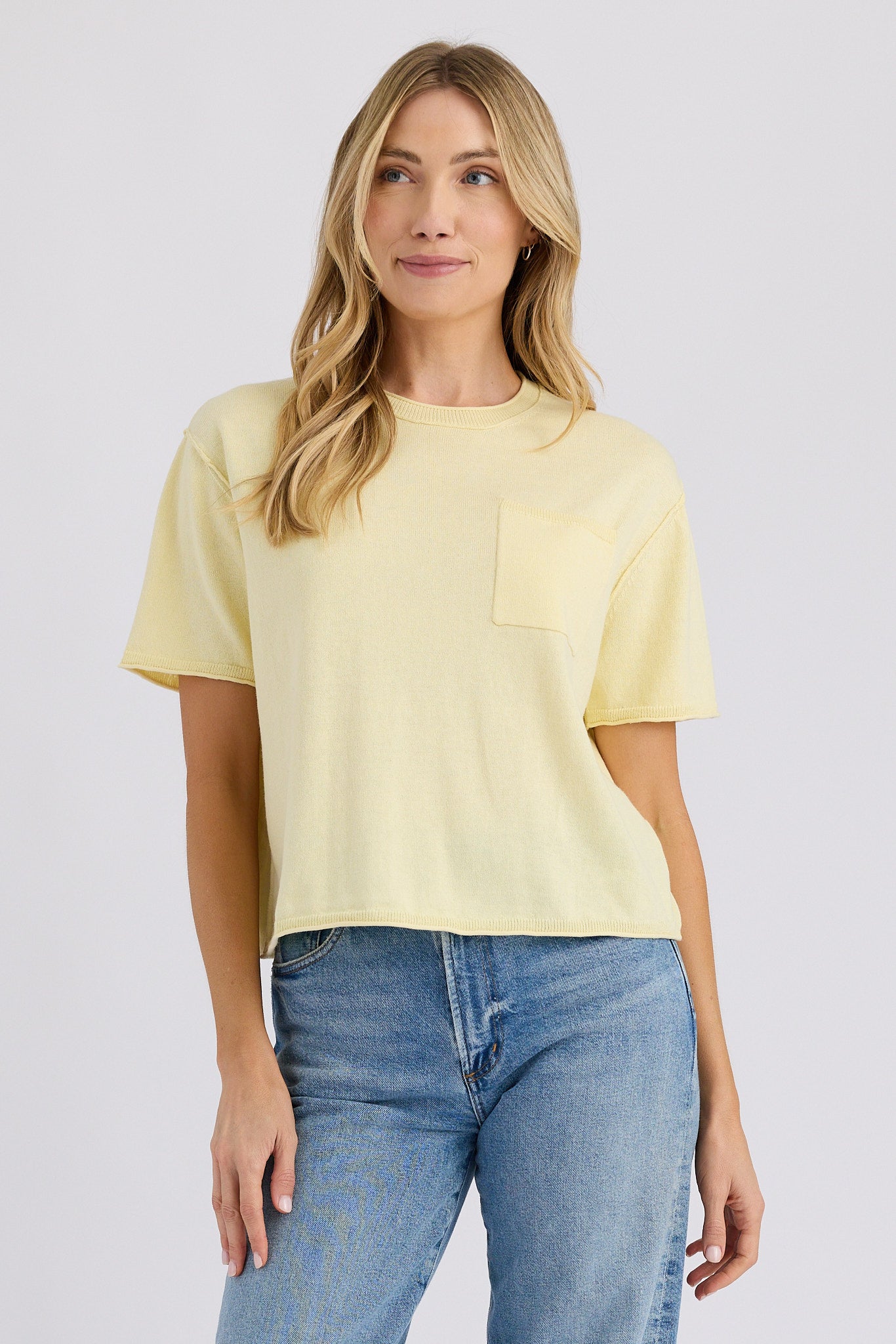 Terra Tee - Butter-Stitches + Stripes-Happy on Main