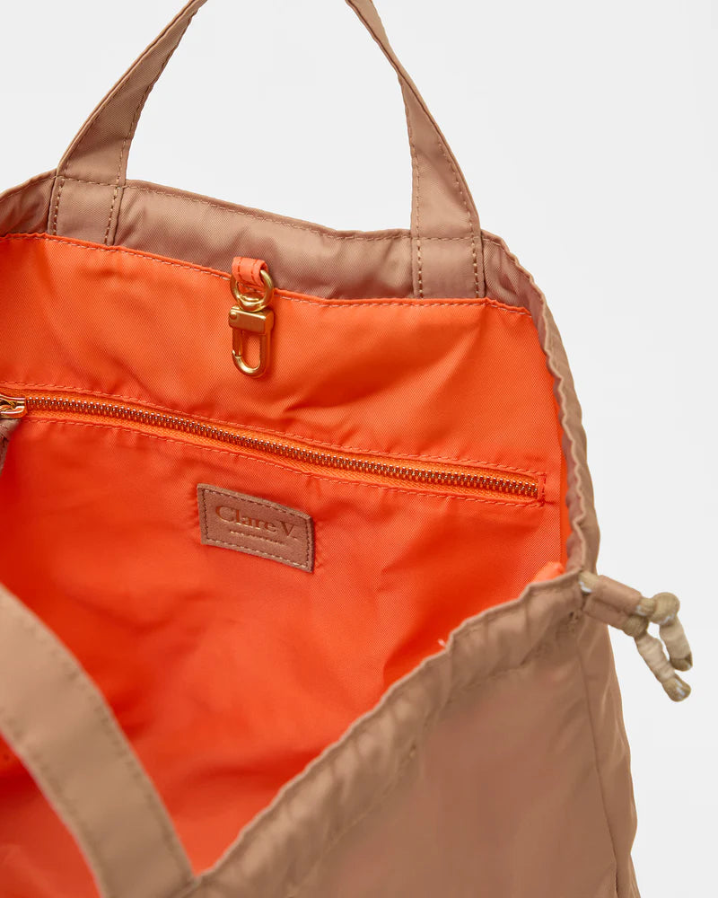 Sac Tout Back Pack - Latte-Clare V.-Happy on Main