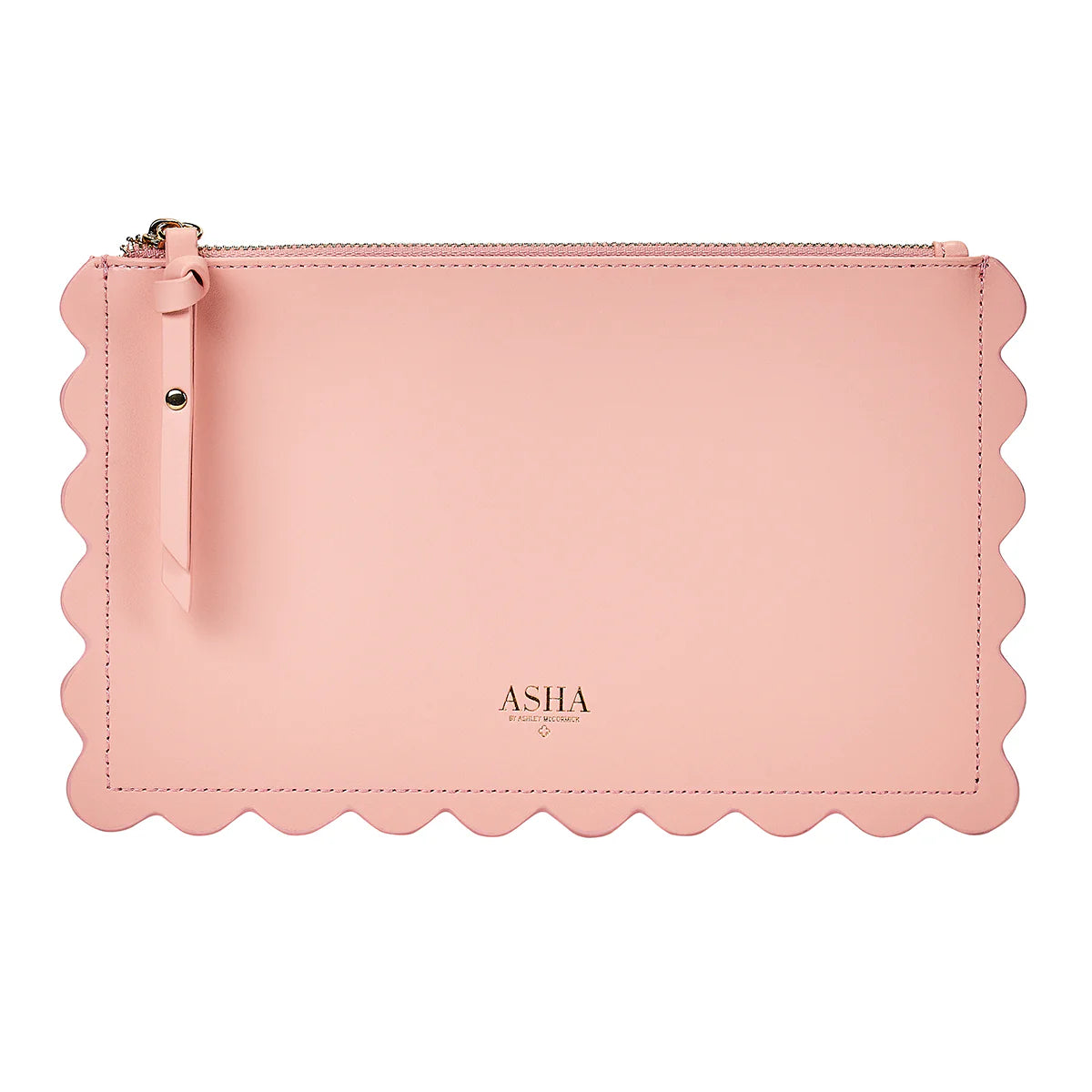 Light Pink Scallop Pouch