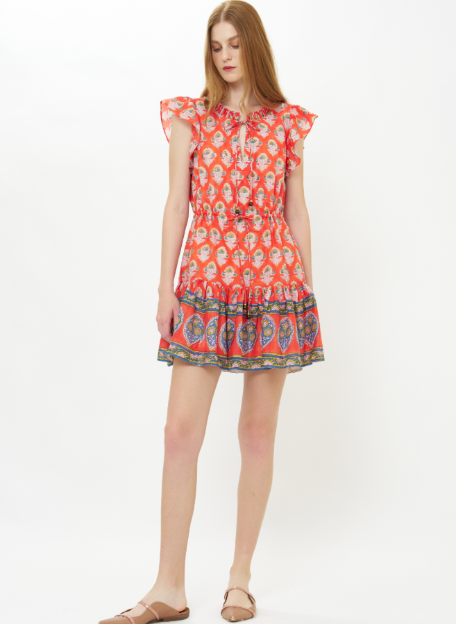 Cinched Flirty Short-Casual Dresses-Happy on Main