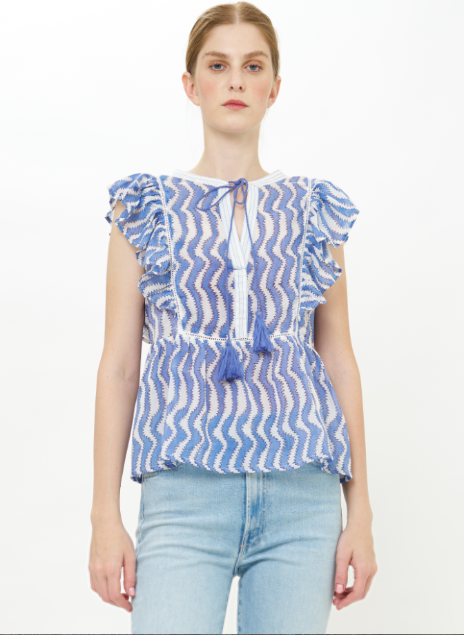 Flirty Tie Top-Casual Tops-Happy on Main