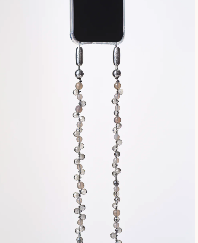 Faceted Gemstone Crossbody - black diamond-Ossa-Happy on Main