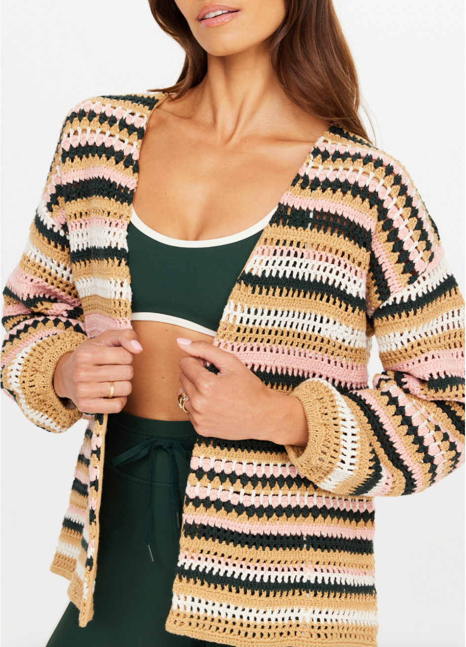 Bohemia Mari Crochet Jacket-The Upside-Happy on Main
