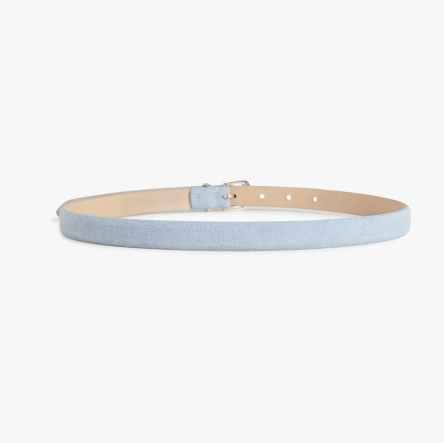 The Dottie Belt - Soft Blue/Polished Nickel-Favorite Daughter-Happy on Main