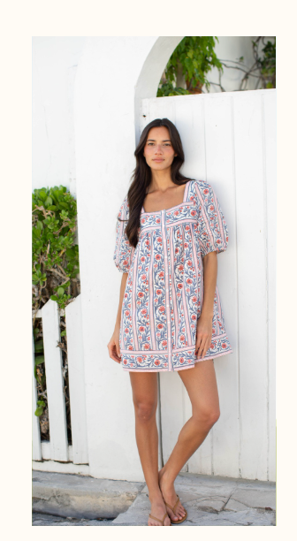 Liza Dress - Vine Floral-Marea-Happy on Main