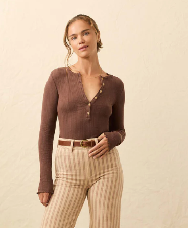 Paradise Pointelle Henley-Faherty-Happy on Main