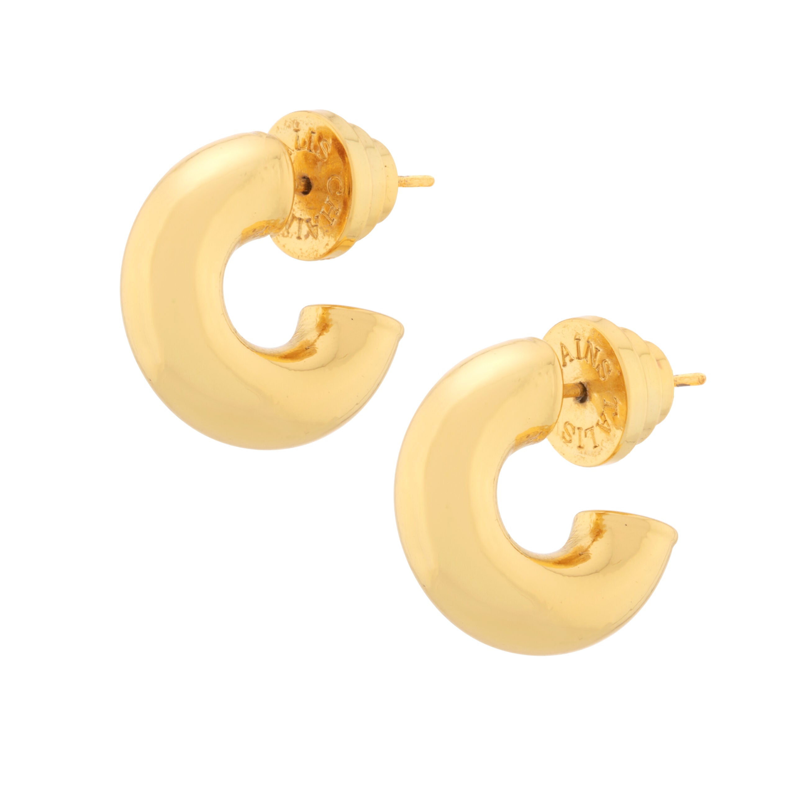 Chubby Donut Huggies - Gold-Fine Jewelry-Happy on Main