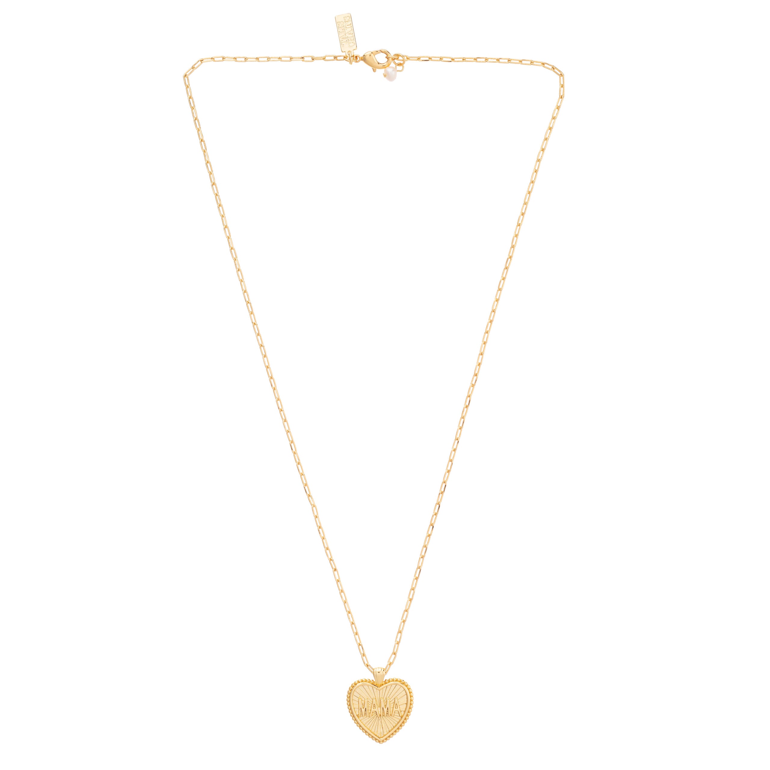 MAMA Pendant Necklace - Gold-Fine Jewelry-Happy on Main