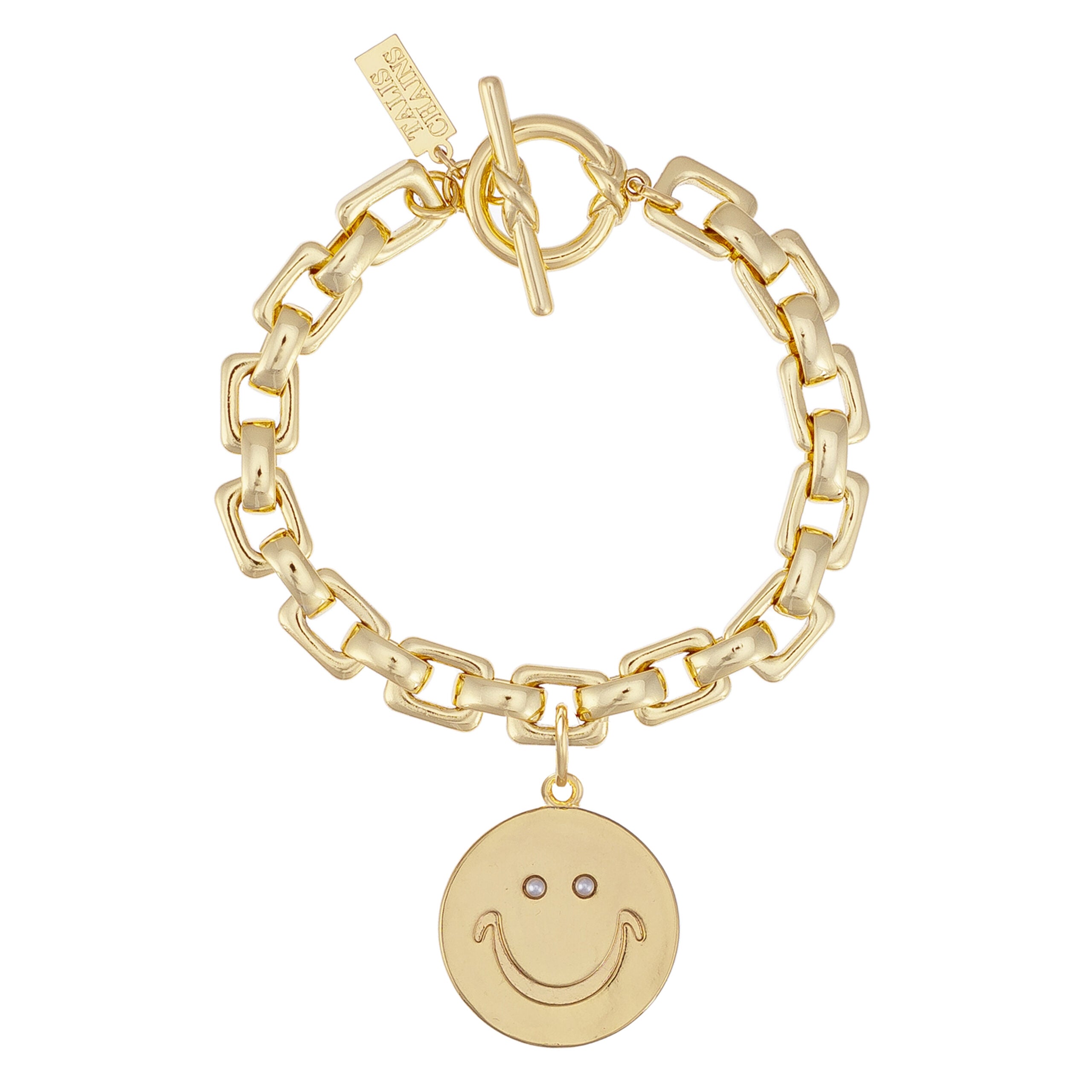 Have A Nice Day Bracelet - Gold-Fine Jewelry-Happy on Main