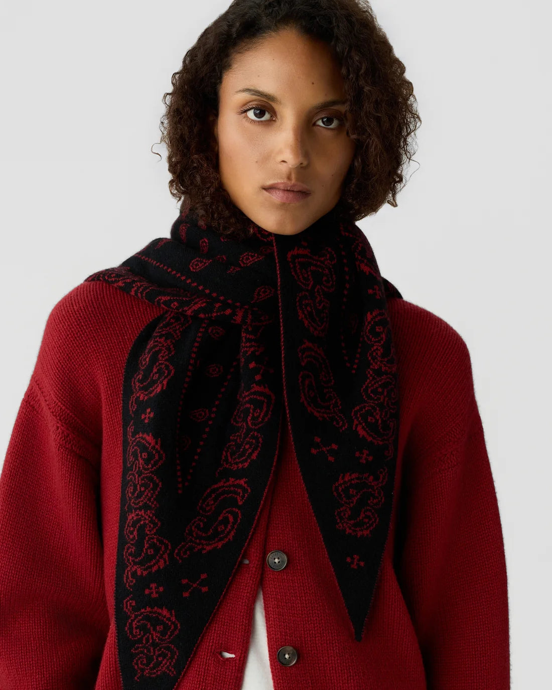The Wild Rag - Carmine/Black