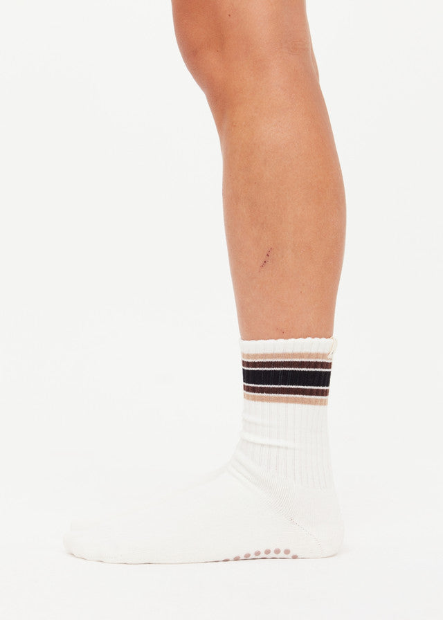 Crew Grip Sock - Cream-The Upside-Happy on Main