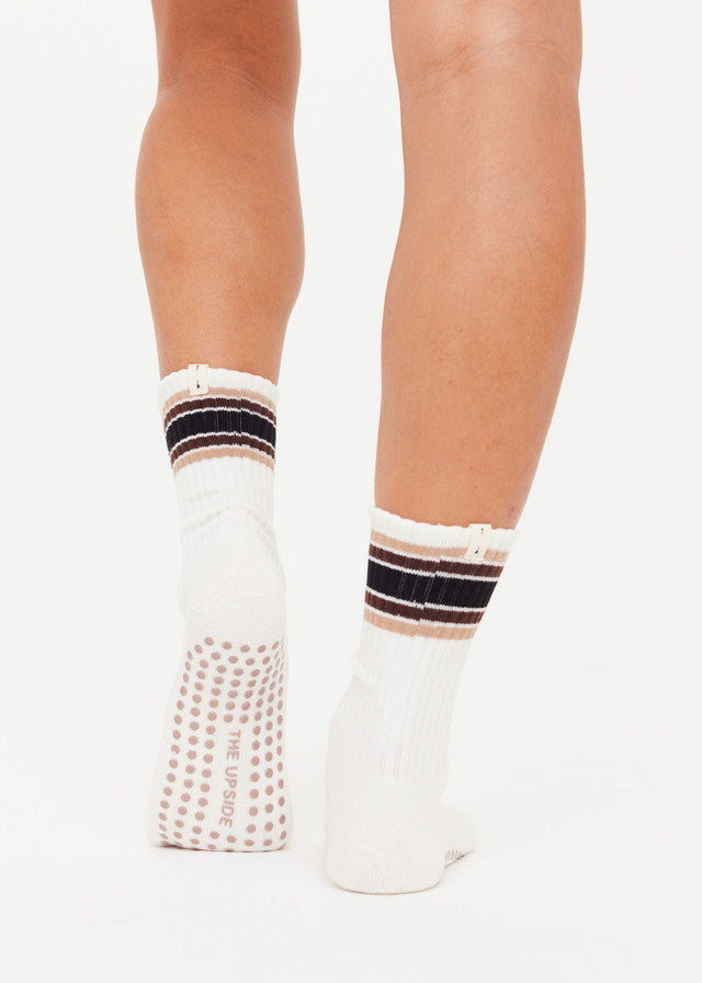 Crew Grip Sock - Cream-The Upside-Happy on Main