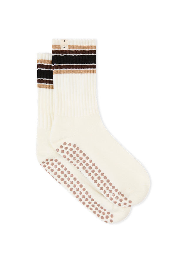Crew Grip Sock - Cream-The Upside-Happy on Main