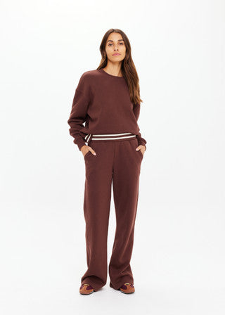 Toluca Willow Wide Leg Pant - Brown-The Upside-Happy on Main