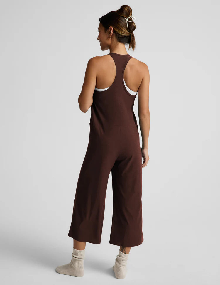 Featherweight Hang Loose Jumpsuit - Iced Mocha Heather-Beyond Yoga-Happy on Main