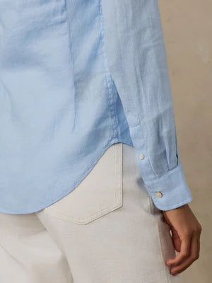 Laguna Linen Classic Shirt - Chambray Blue