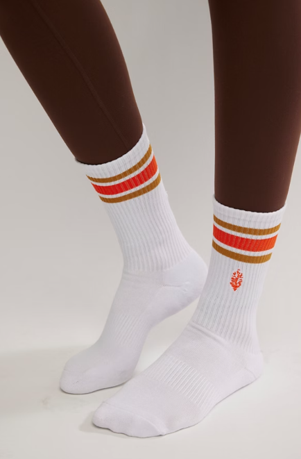 Movement Logo Stripe Tube Socks-Misc Accessories-Happy on Main