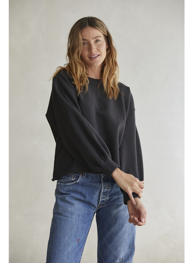 Zayne French Terry Long Sleeve Pullover-Sweatshirts-Happy on Main