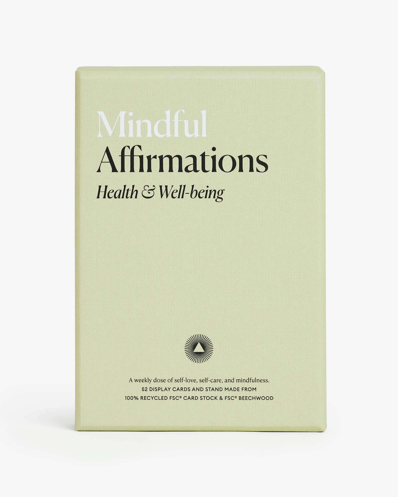 Mindful Affirmations Health & Wellbeing, Display Cards Gift-Intelligent Change-Happy on Main