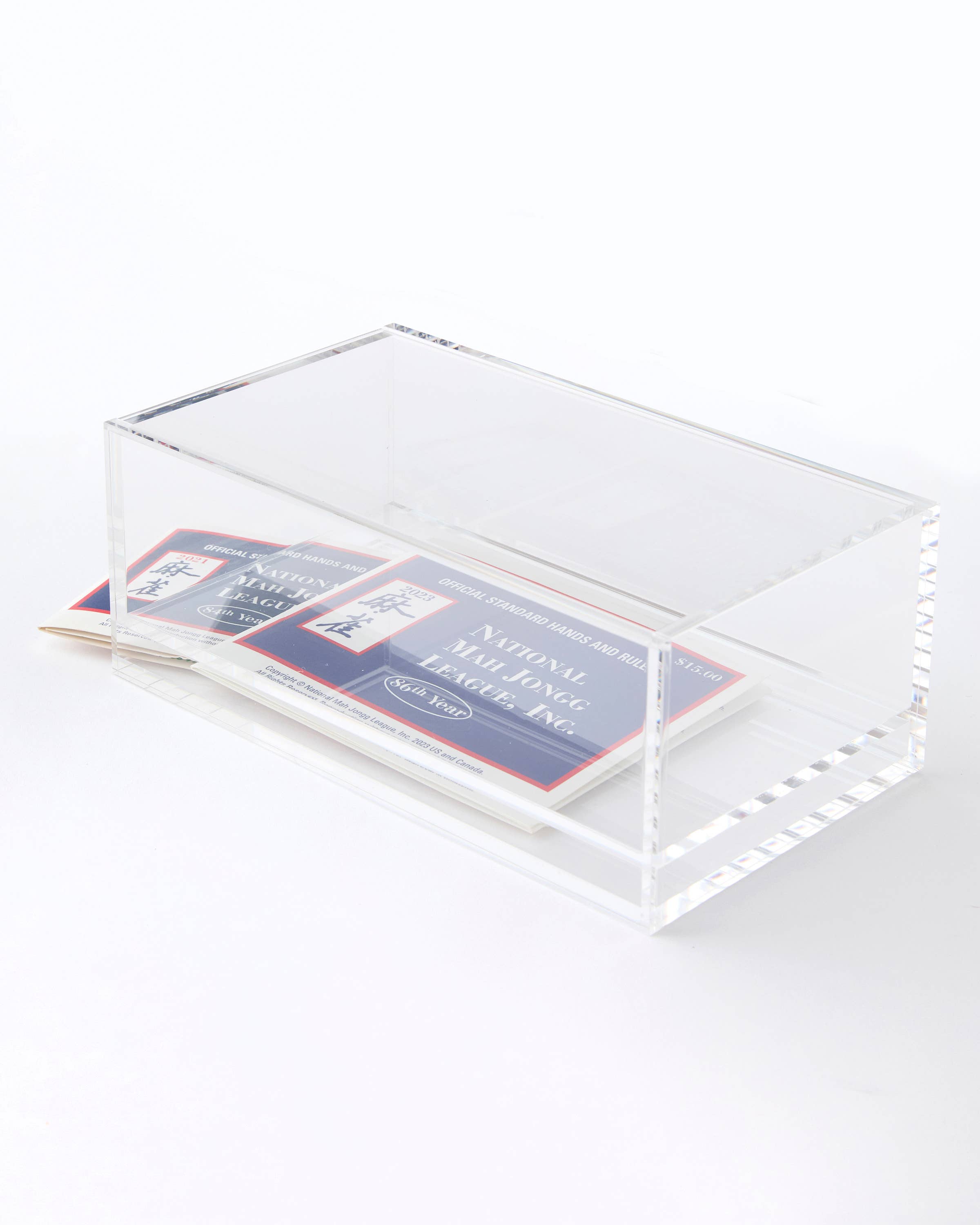 Mahjong Box- Clear lid-Oh My Mahjong-Happy on Main