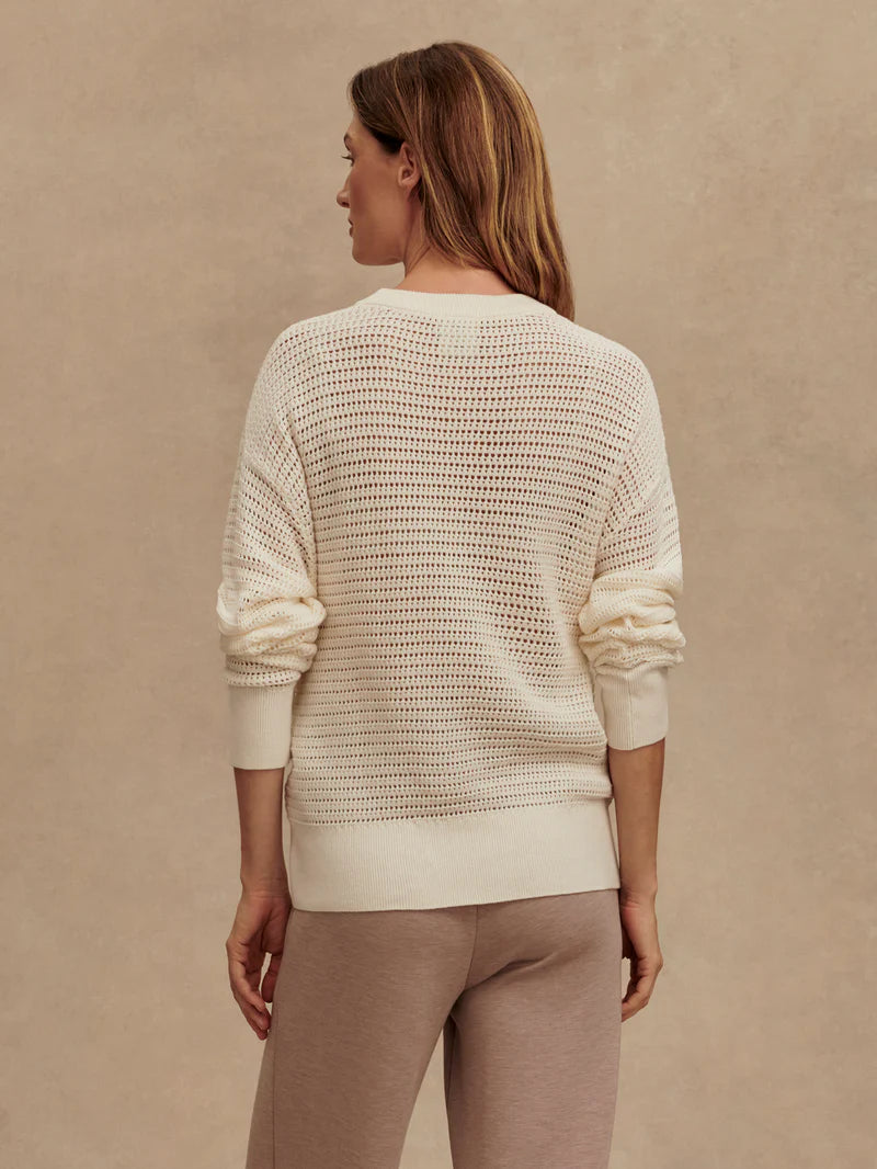 Kershaw Sweat - Egret-Varley-Happy on Main