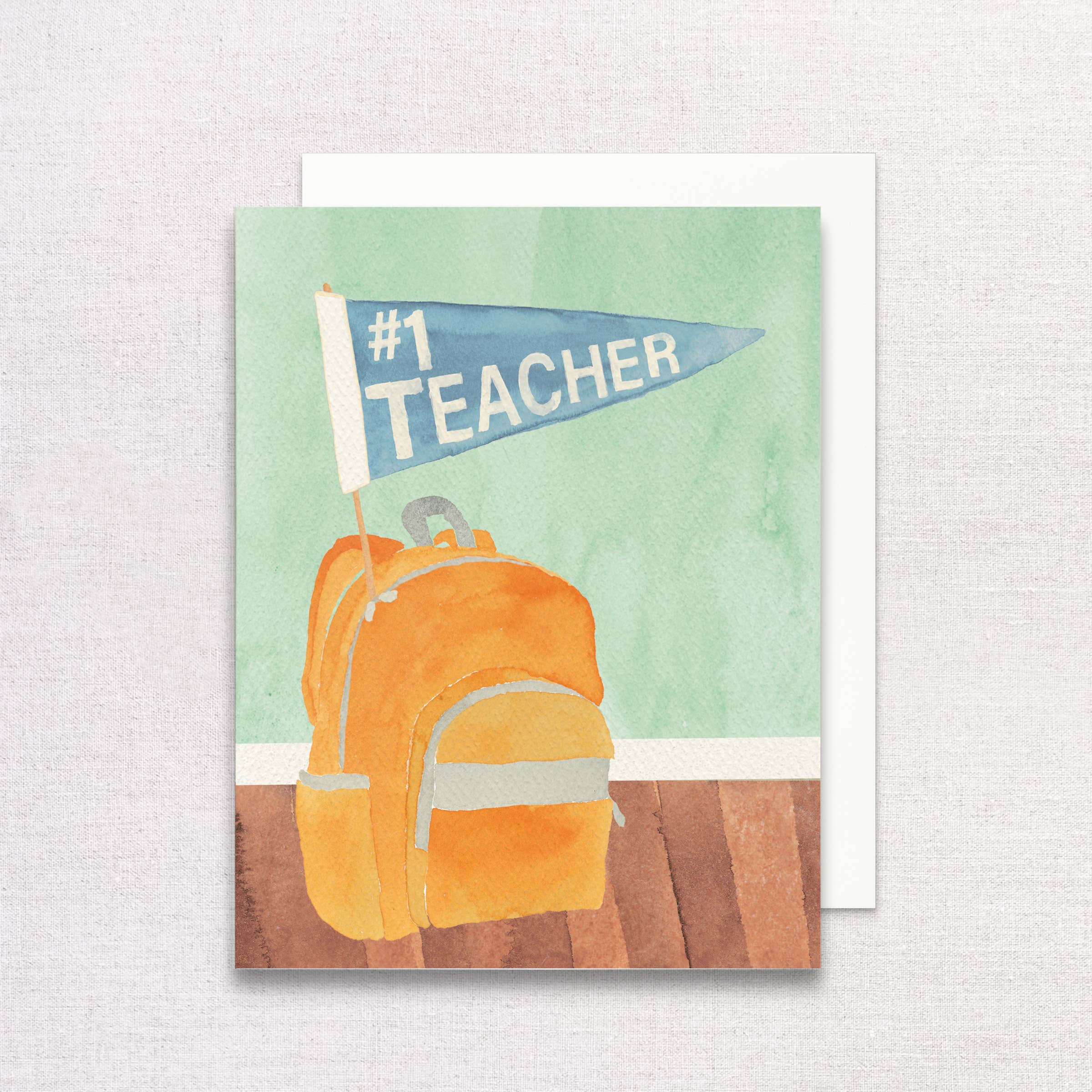 #1 Teacher Greeting Card | Teacher Appreciation Card-Gert & Co-Happy on Main