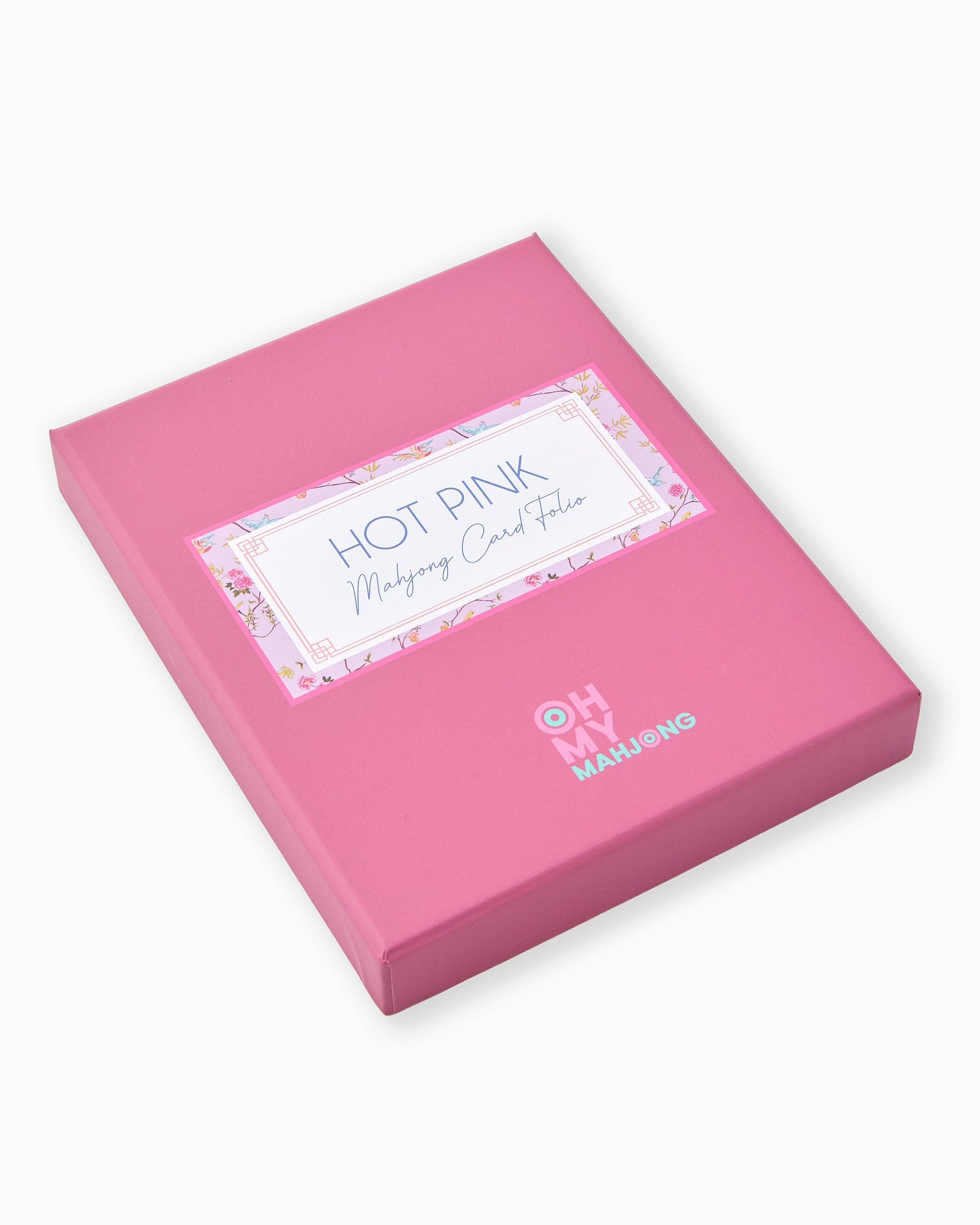 Hot Pink Mahjong Card Folio-Oh My Mahjong-Happy on Main