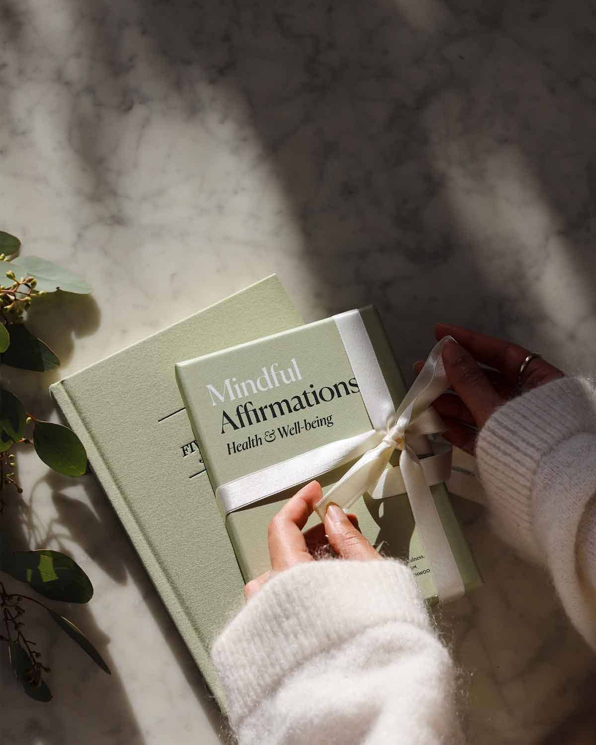 Mindful Affirmations Health & Wellbeing, Display Cards Gift-Intelligent Change-Happy on Main