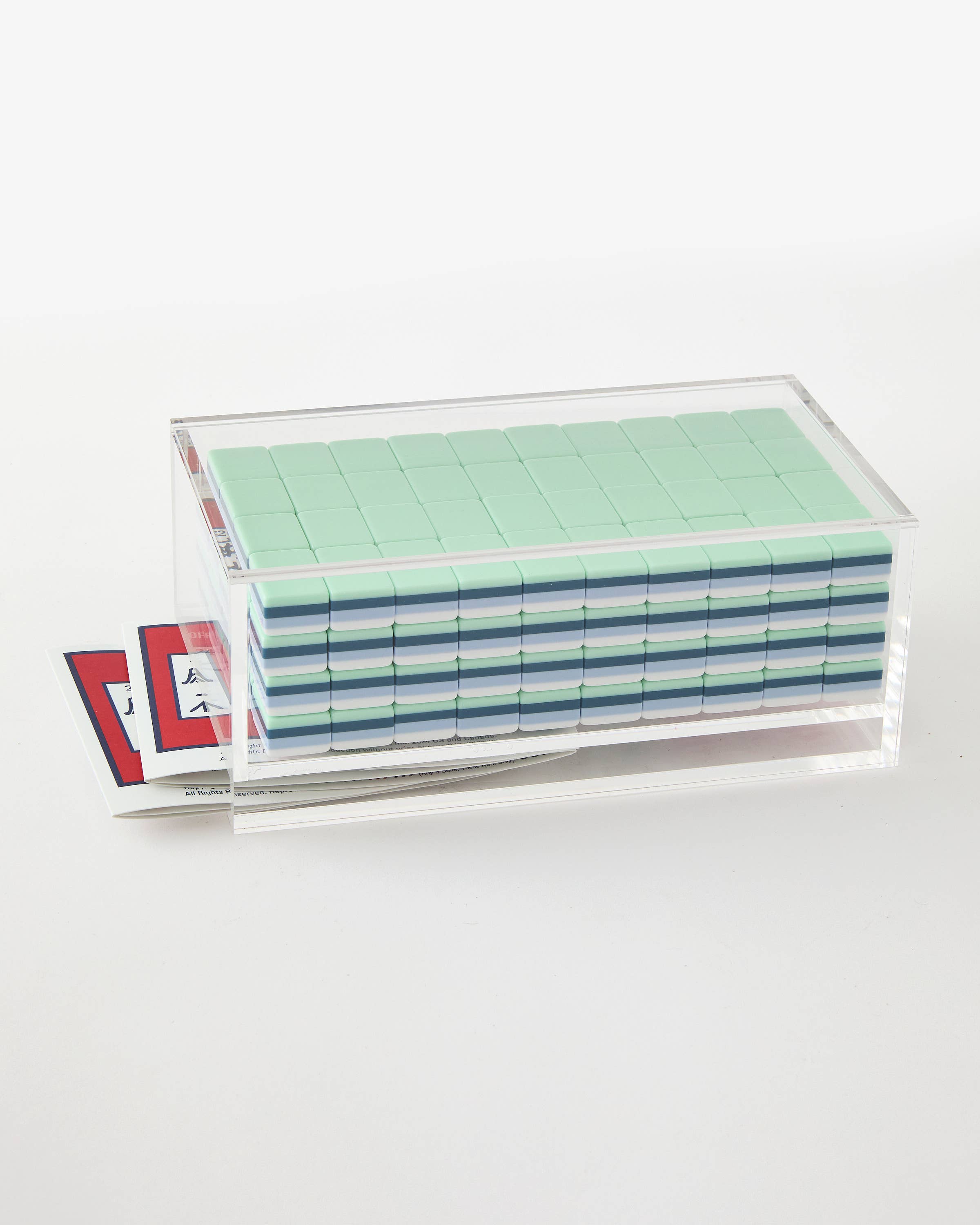 Mahjong Box- Clear lid-Oh My Mahjong-Happy on Main