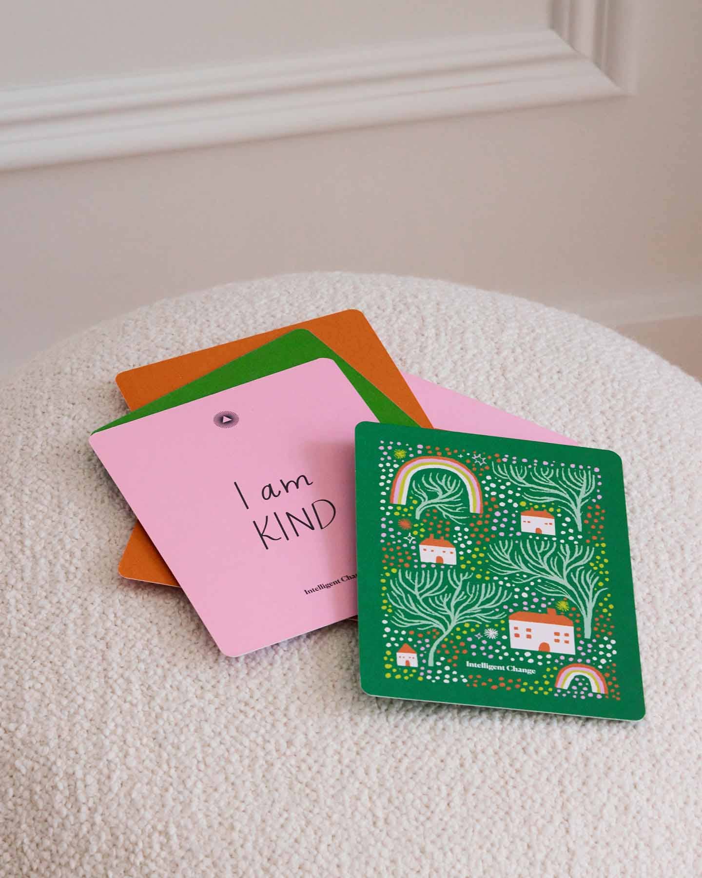 Mindful Affirmations for Kids, Display Cards Gift-Intelligent Change-Happy on Main