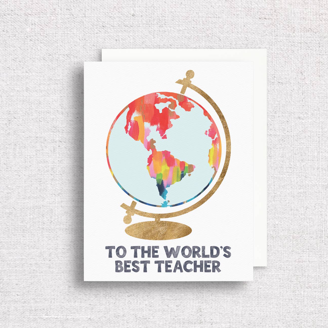 World's Best Teacher Greeting Card | Teacher Appreciation-Gert & Co-Happy on Main