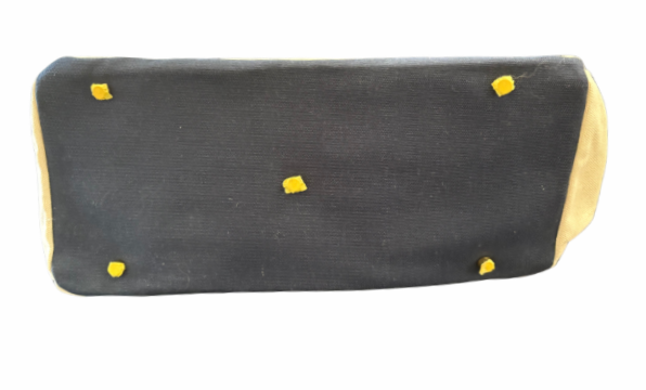 Canvas Tote Bag - Navy Trim -Runway Athletics-Happy on Main