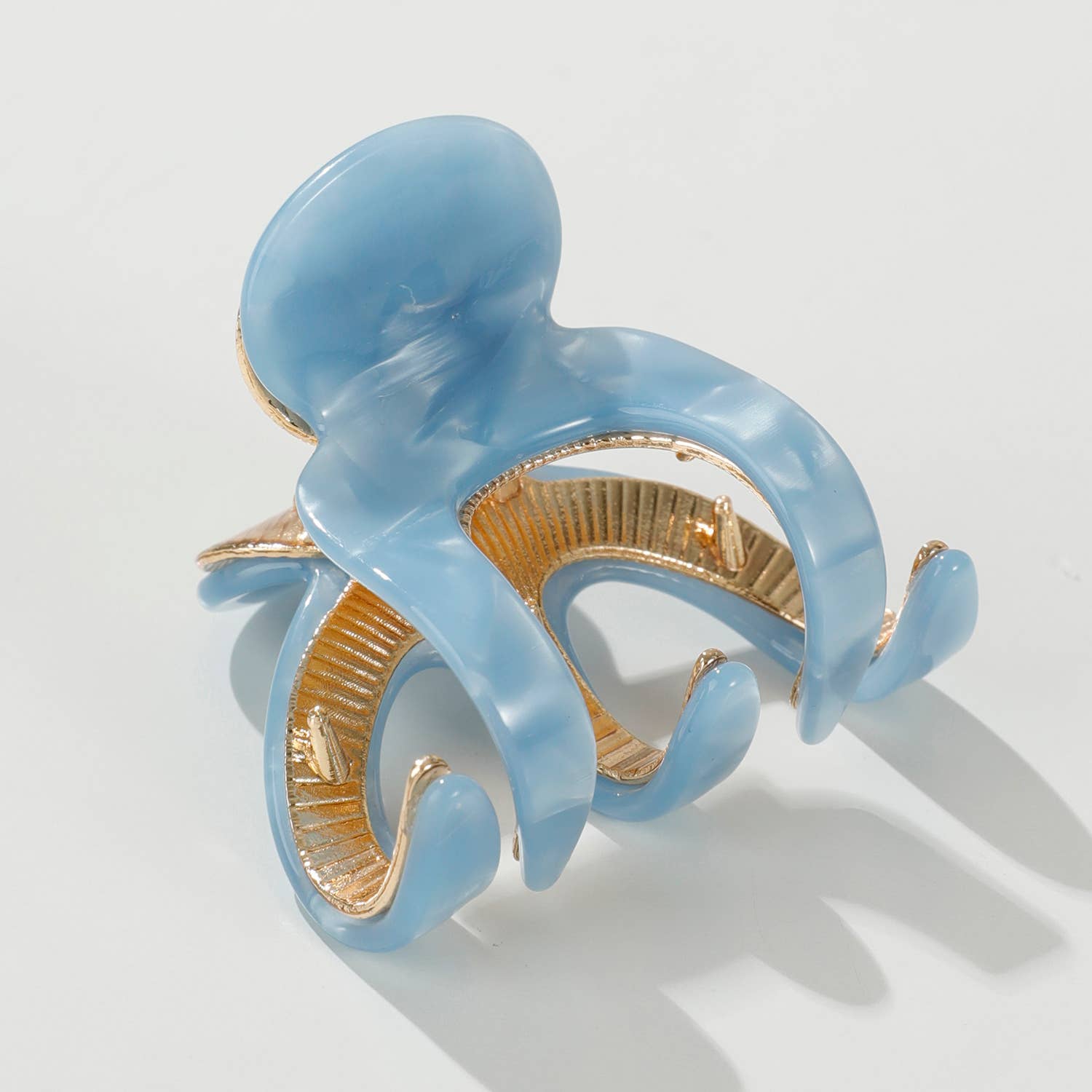 Jade Coastal | Small Octopus Metal Claw Clip-Misc Accessories-Happy on Main